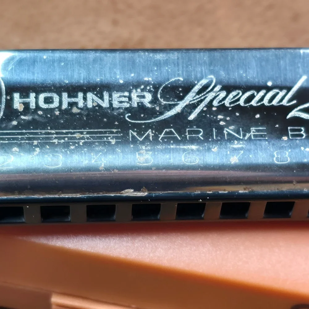 Vintage Hohner Special 20 Marine Band Harmonica Key of G Made in Germany w/ Case